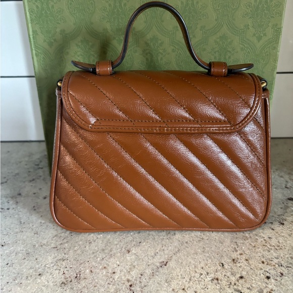 Gucci GG Mini Marmont Mini Top Handle Bag - Picture 2 of 5